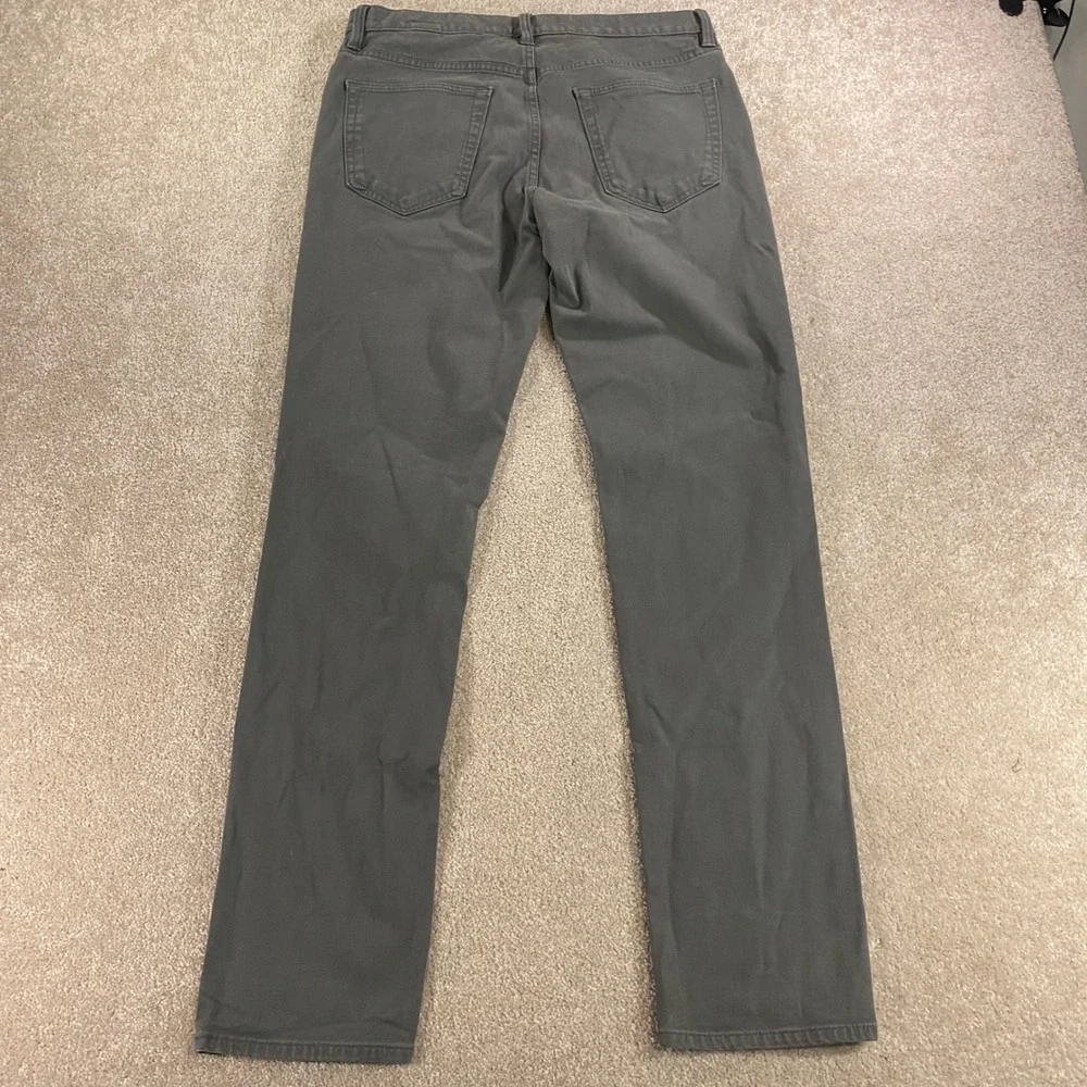 Banana Republic Traveler Pants Mens 31x32 Yosemite Green Slim Fit Twill Chinos